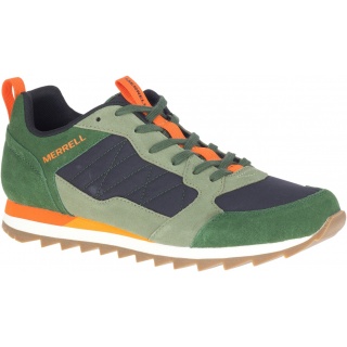 Merrell Sneaker Alpine Retro (Everyday Shoes, Mesh) Green Men